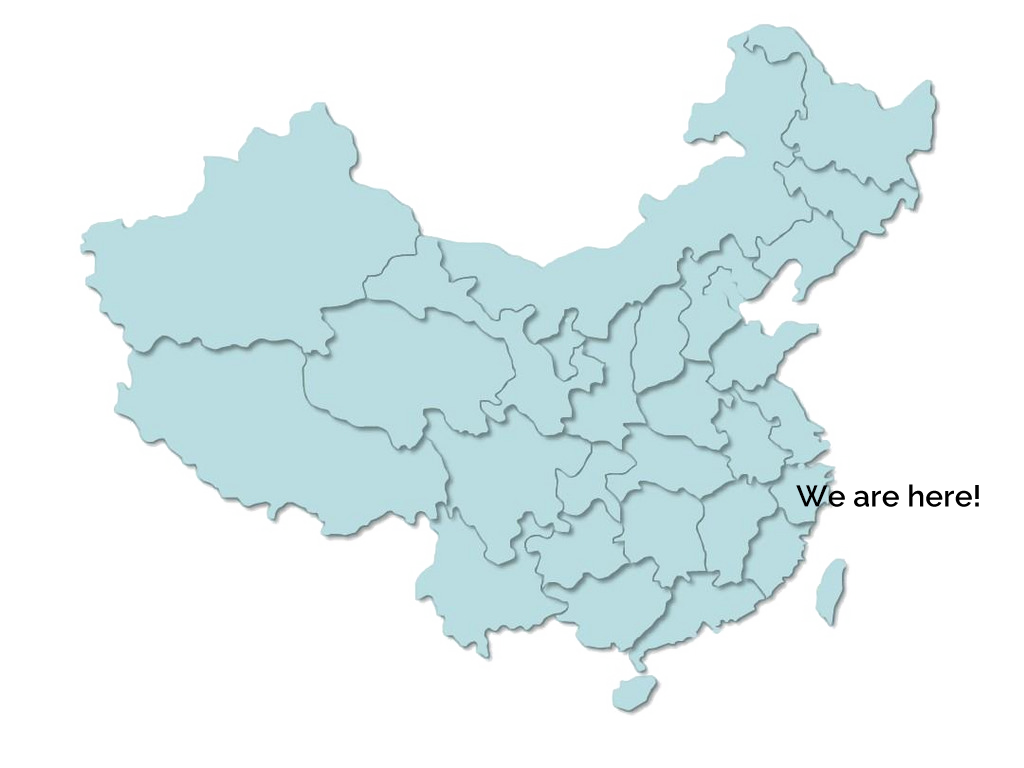 Company location in Zhejiang, China